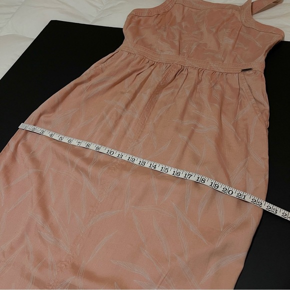 Prana Sundrifter Midi Dress Apple Blossom Print, peach color Size Medium - Picture 5 of 13